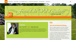 Desktop Screenshot of festivaldaulnay.fr